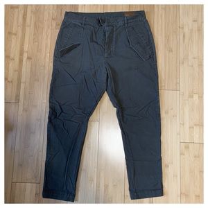 SOLD! - ASOS GREEN HAREM BUTTON UP PANTS